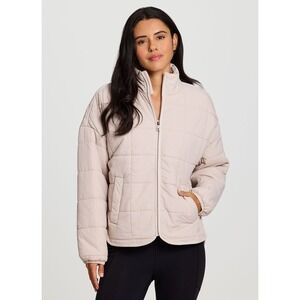 Avalanche Quilted Windham Puffer Jacket Beige Sand Women's XL